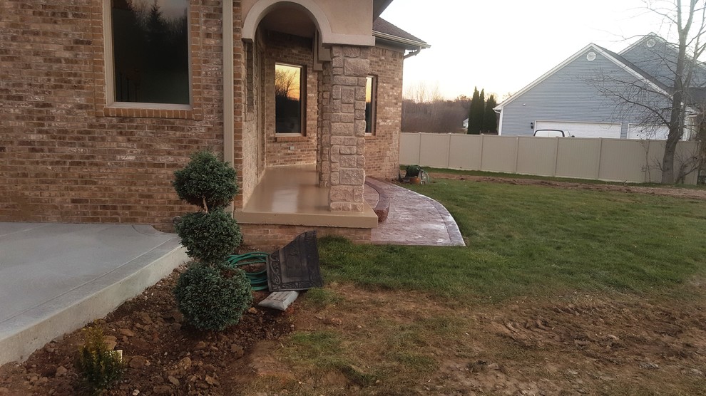 Cement and Steamped Concrete patios