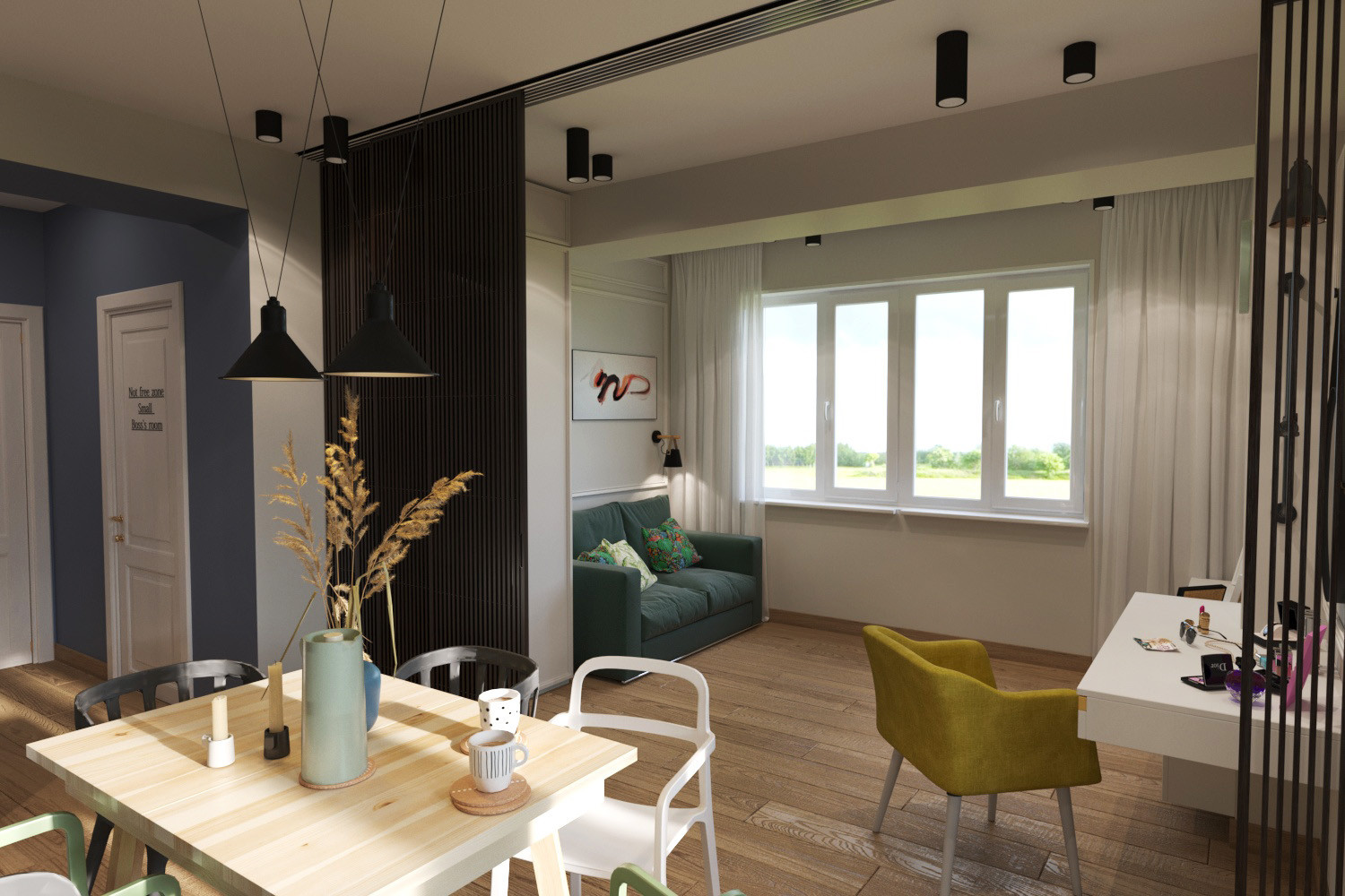 Перепланировка 2х-комнатной квартиры в Южно-Сахалинске