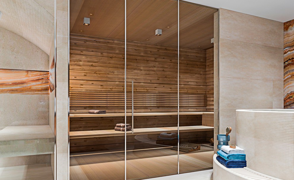 Роскошь в стилистическом разнообразии - сауна