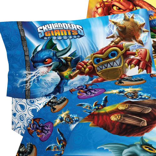 Skylanders Spyro Adventure Sky Friends 3-Piece Twin Bed Sheets