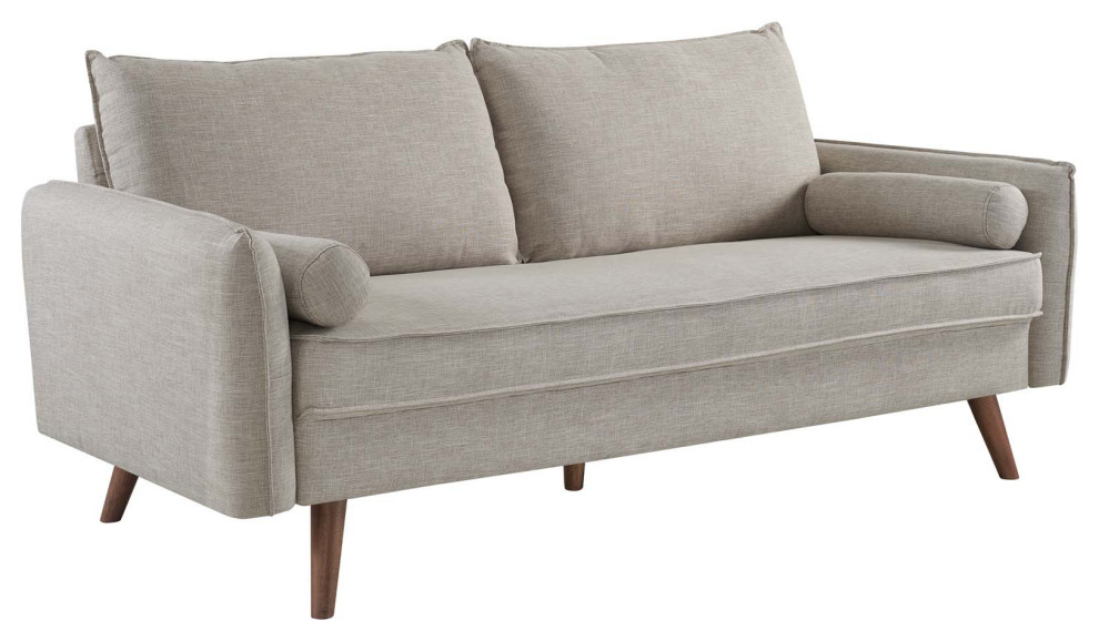 Revive Upholstered Fabric Sofa Midcentury Sofas by Simple Relax