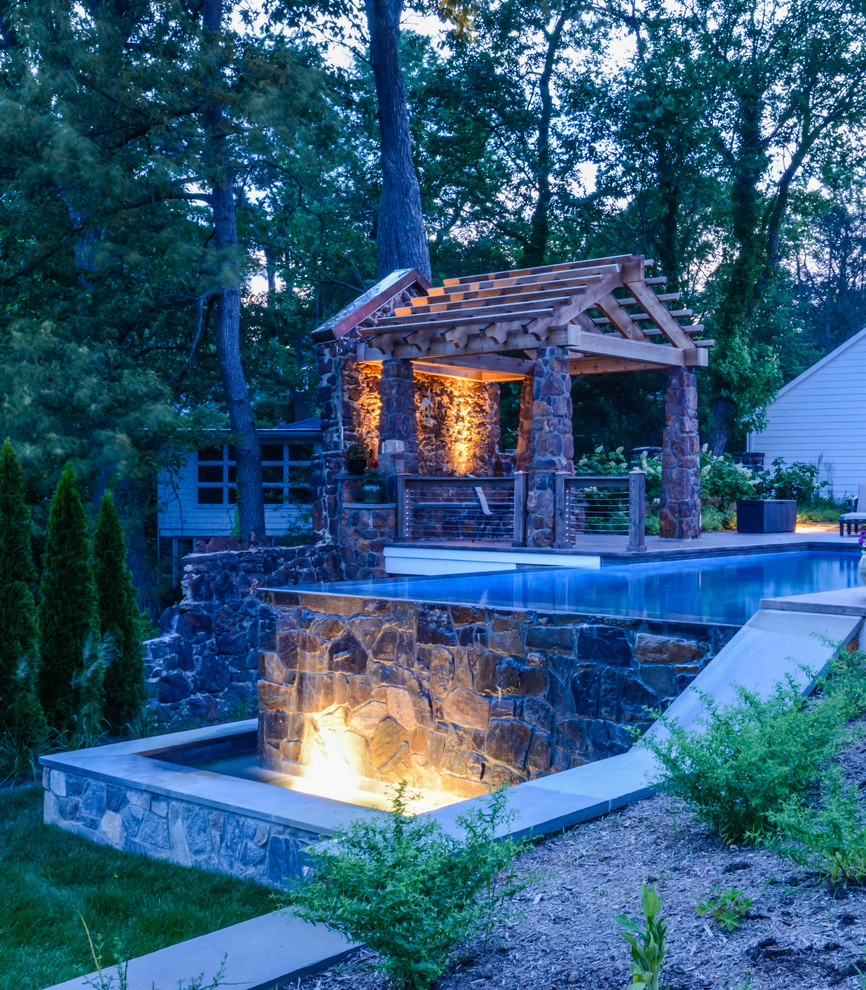 Magothy River Stone House - Traditional - Exterior - Baltimore - by ...