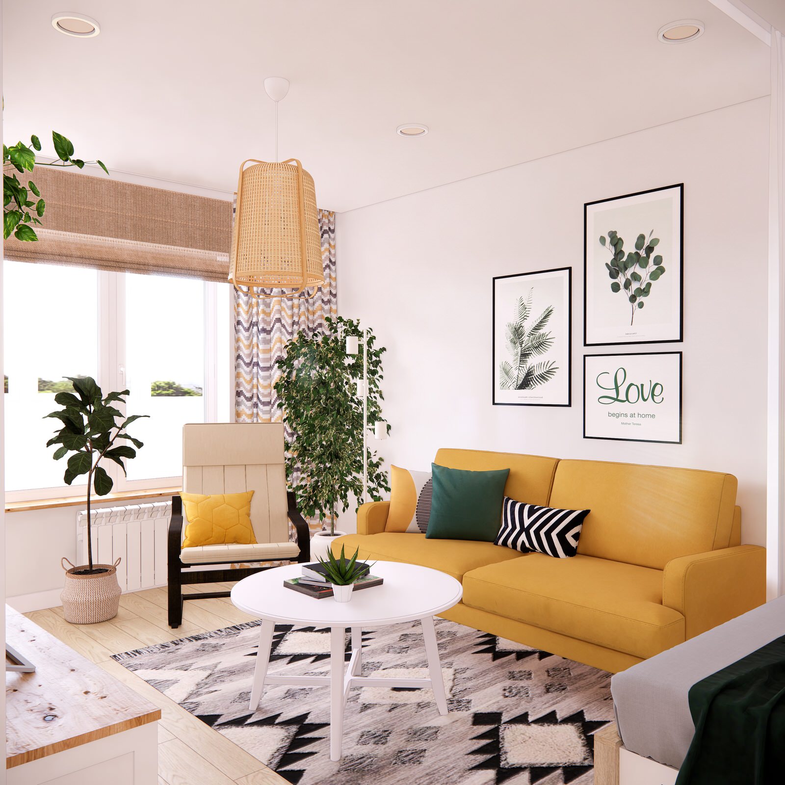 Двухкомнатная квартира 50 м2