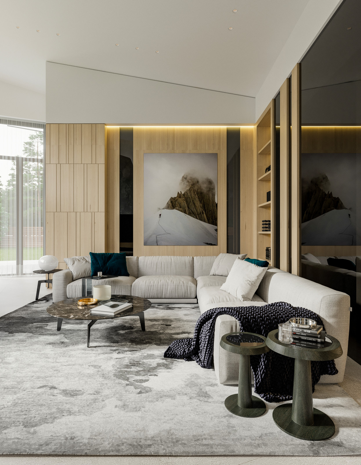 Интерьер дома в Осеченках