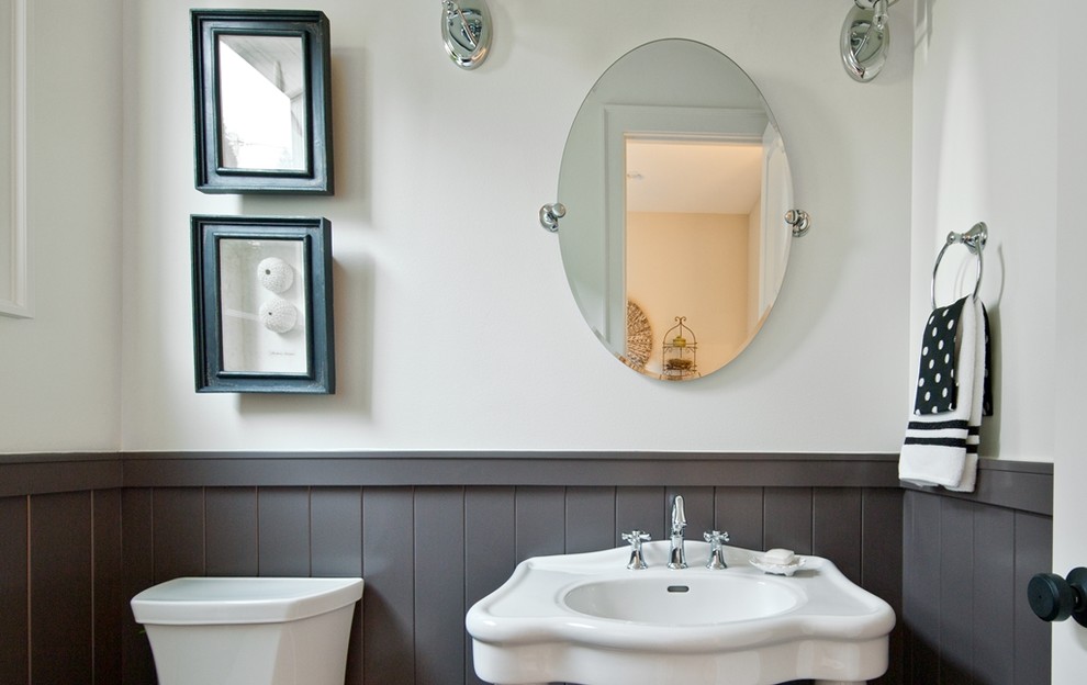 Inspiration for a transitional bathroom in Seattle.