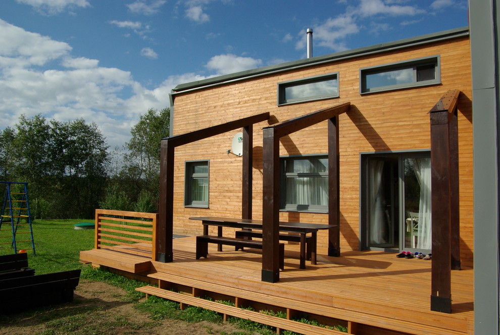 Деревенский дом в современном стиле