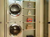 Transitional Laundry Room by Midori Yoshikawa Interior Design, inc