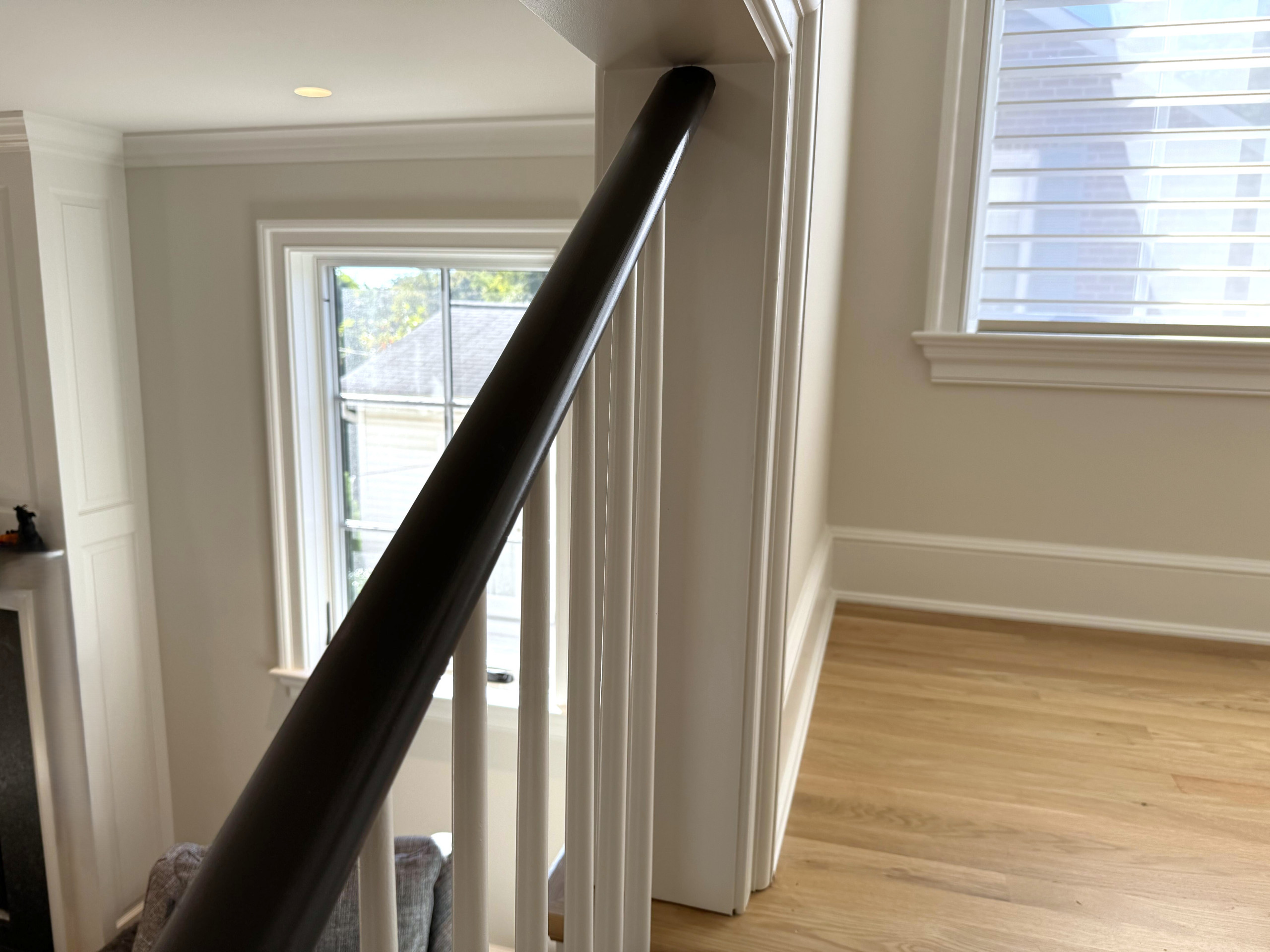 142_Airy Staircase with Over the Post Balustrade, Arlington, VA