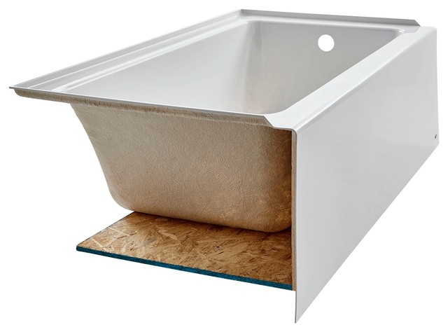 American Standard 2973.102 Studio 60" Soaking Bathtub for Alcove - Arctic