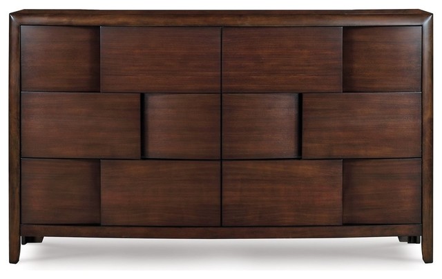 6 Drawer Dresser in Espresso - Nova Collection
