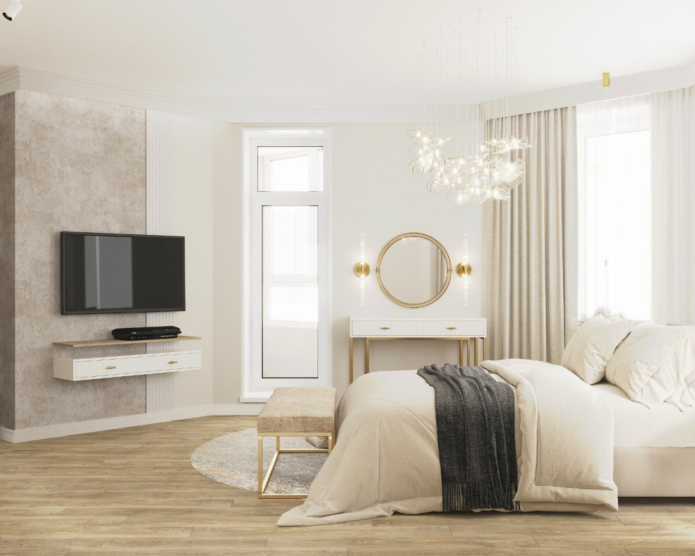 Спальня в квартире художника