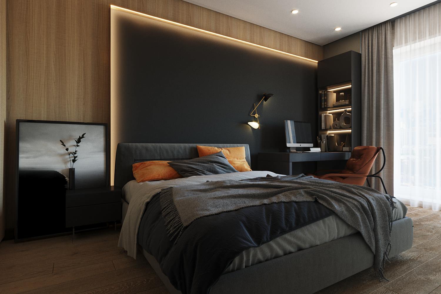 Спальня для молодой семьи