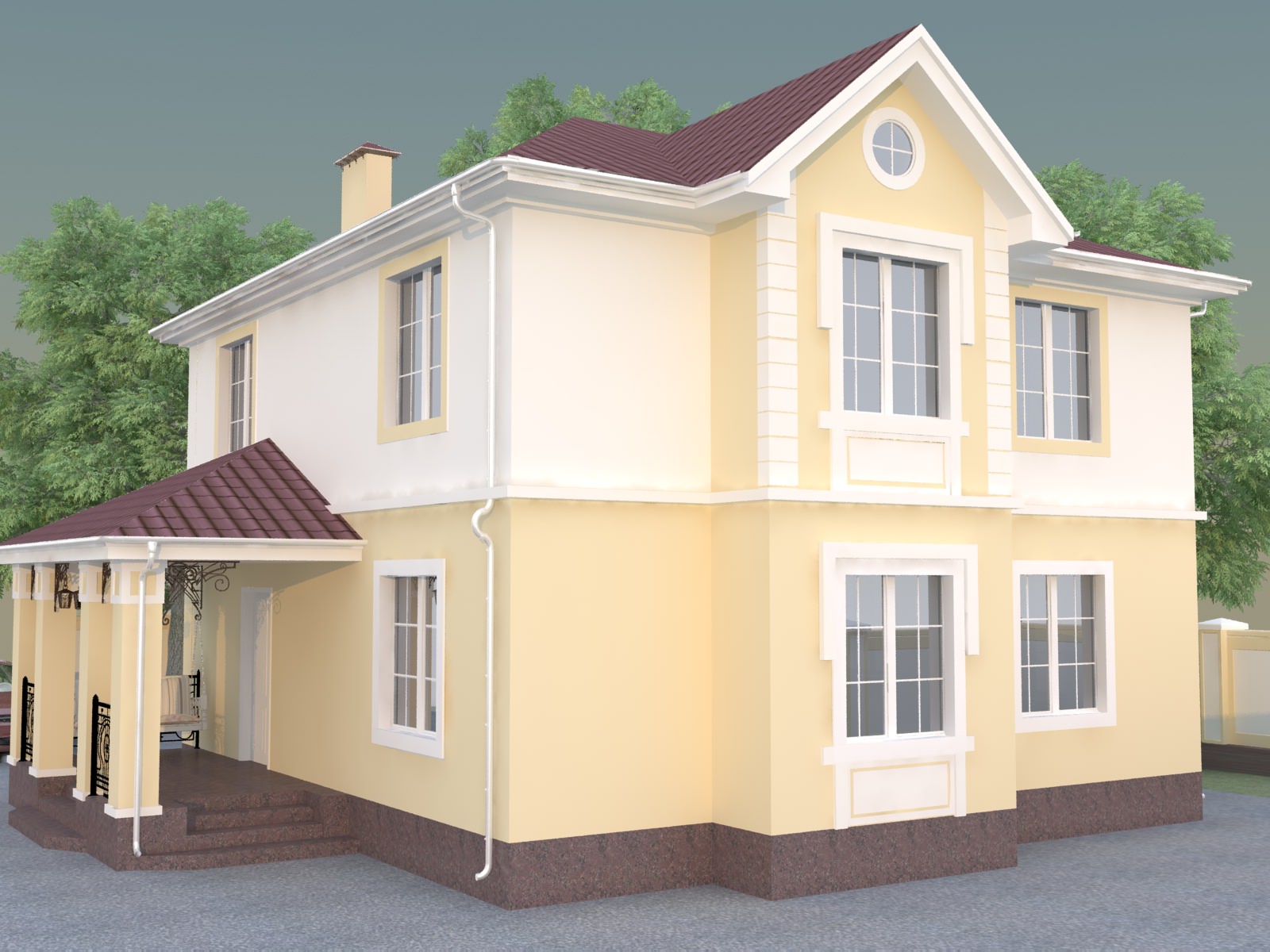 Коттедж в классическом стиле