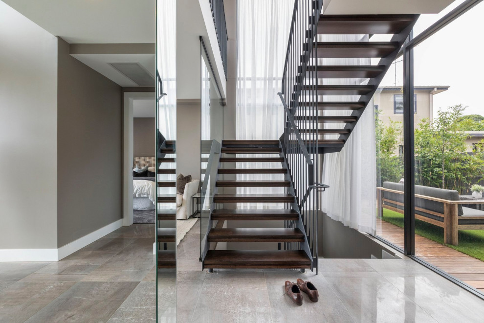 Photo of a contemporary staircase in Sydney.