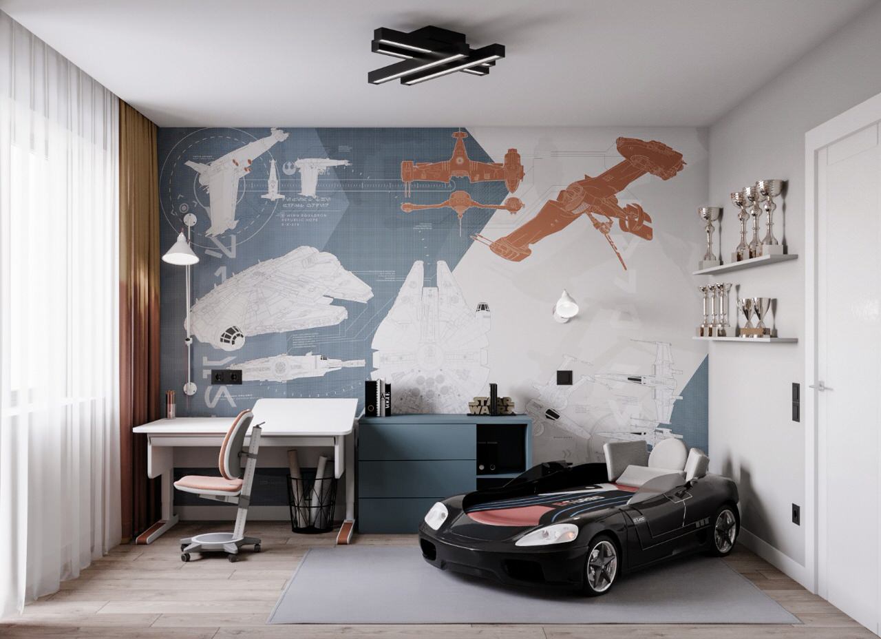 Типовая зх комнатная квартира