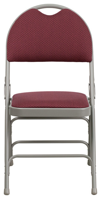 Flash Furniture Set Of 4 Folding Chair In Burgundy Fabric Ha Mc705af 3 By Gg