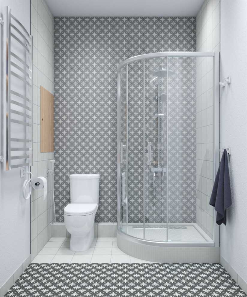 Черно-белый интерьер