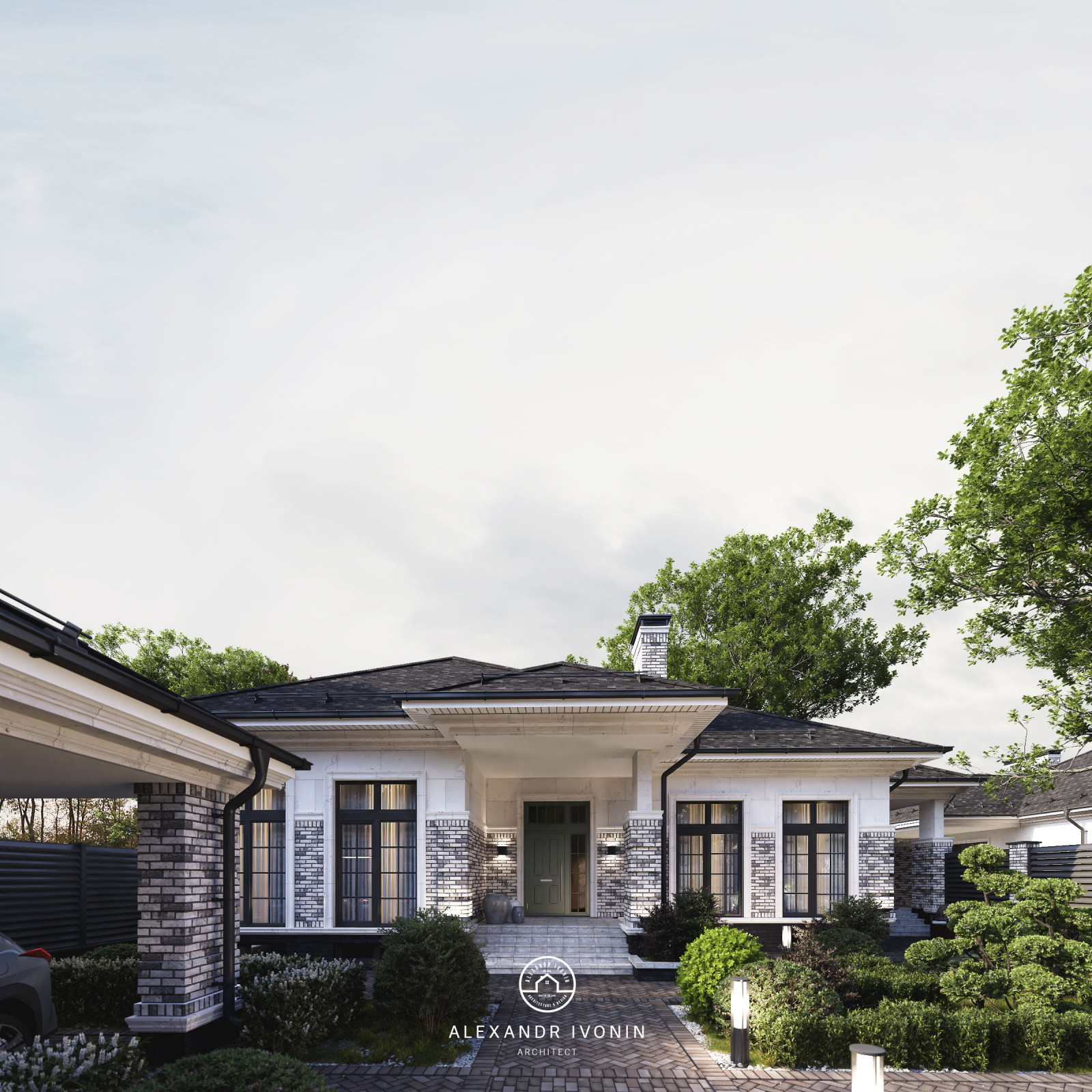 Дом в стиле неоклассика в Ростове