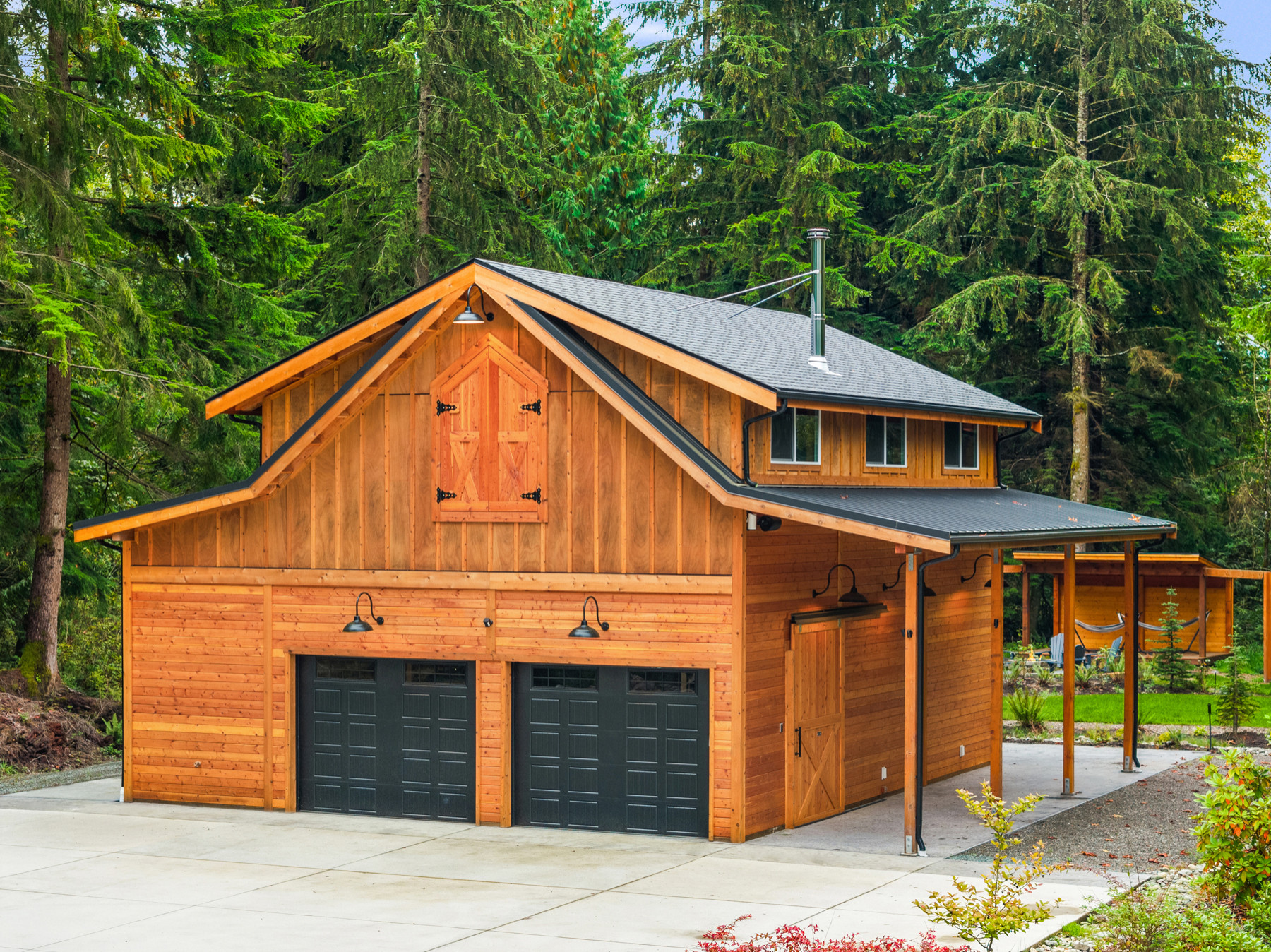 Inspiration for a garage remodel in Seattle