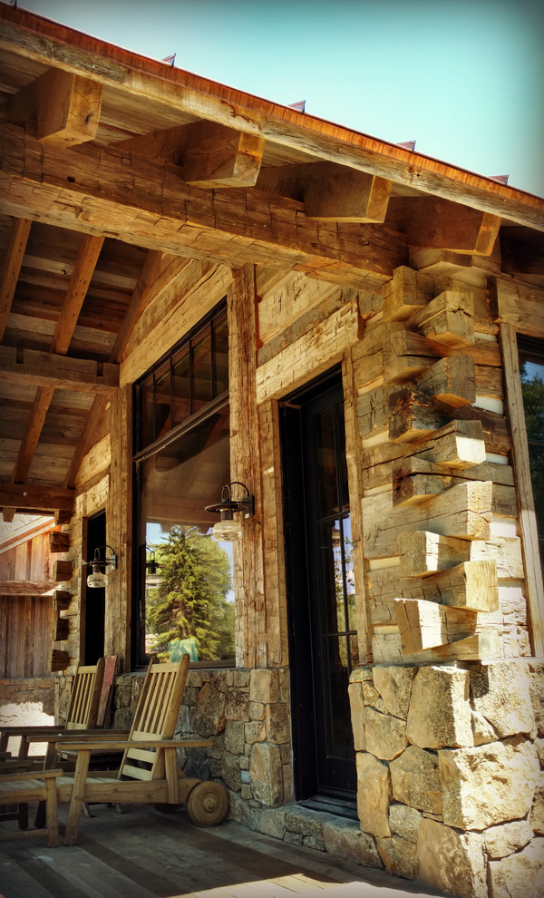 Front door - rustic front door idea