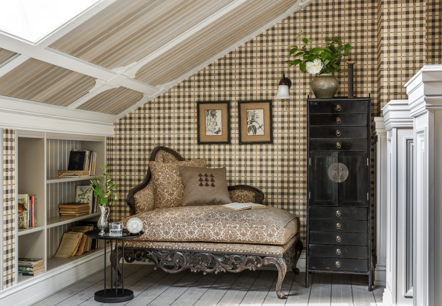 Интерьер дуплекса в поселке Бристоль Московская область. Правое крыло