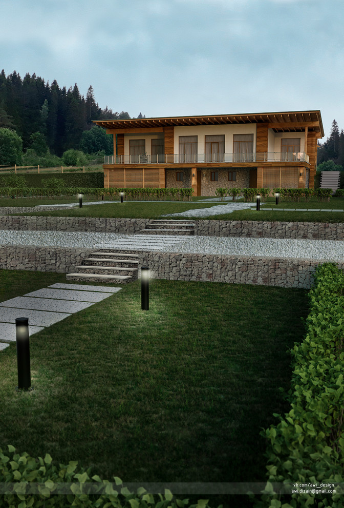 Карельский дом с террасой