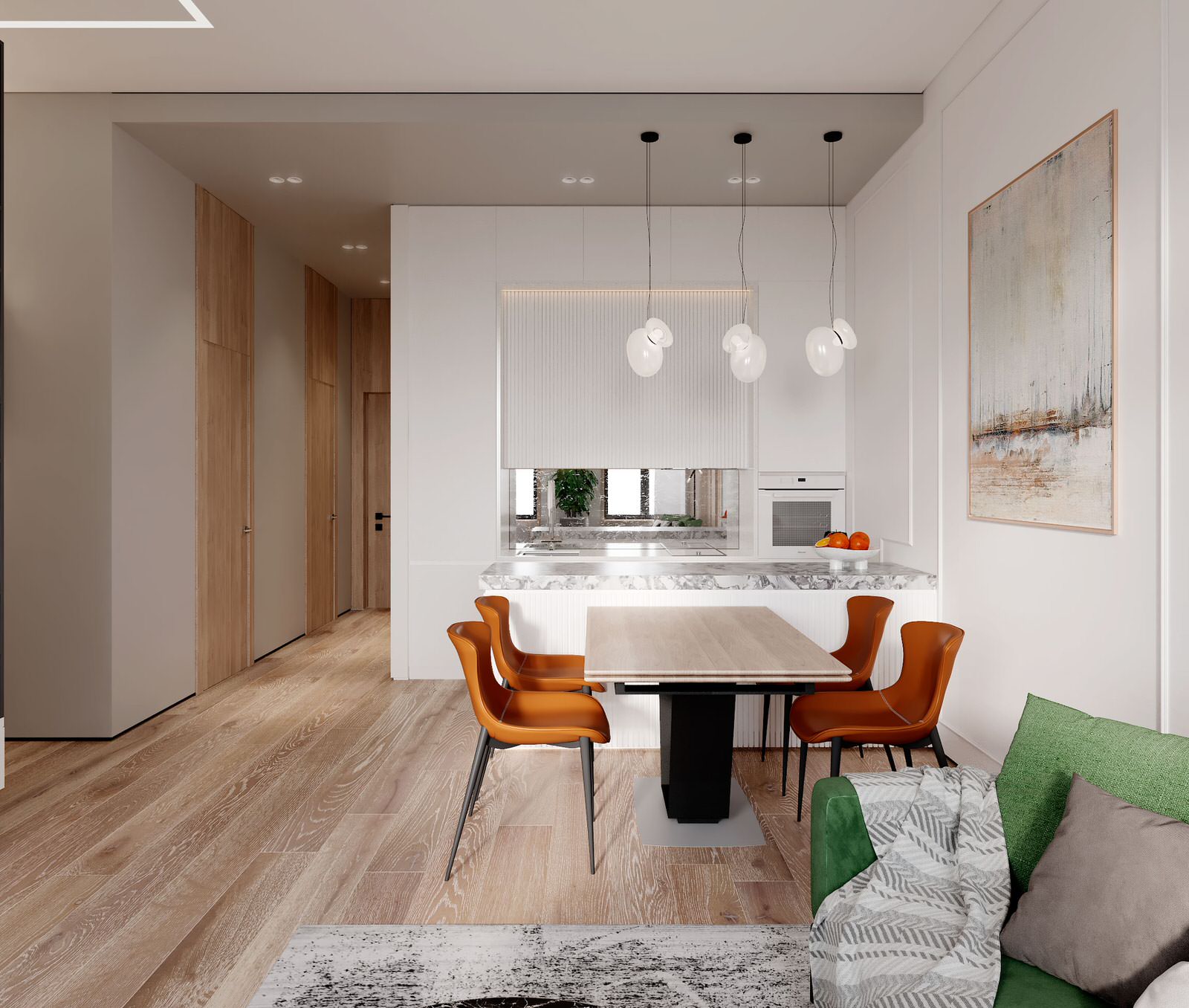 Интерьер квартиры в ЖК "Вест Гарден"