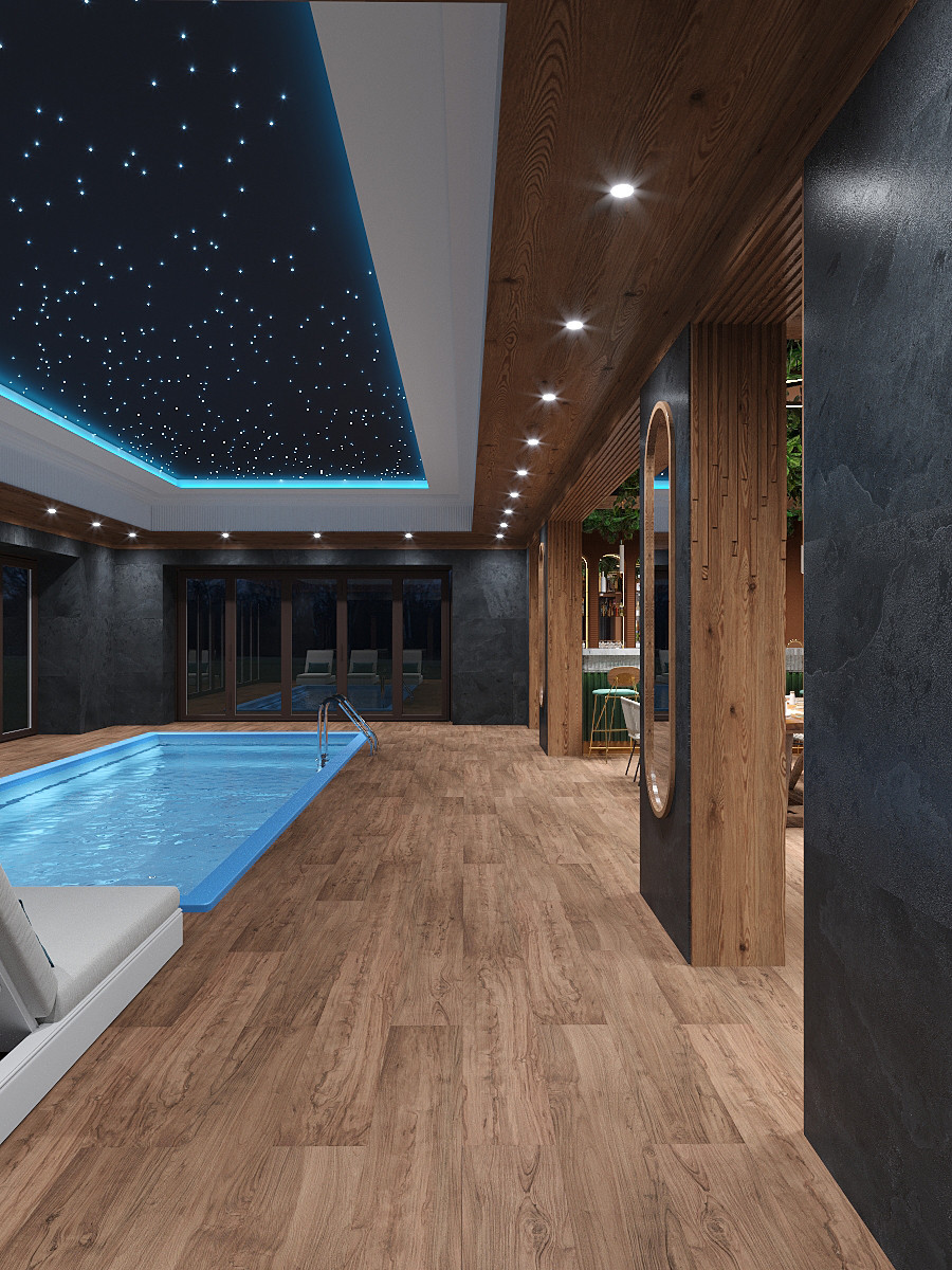 Дизайн проект интерьера SPA