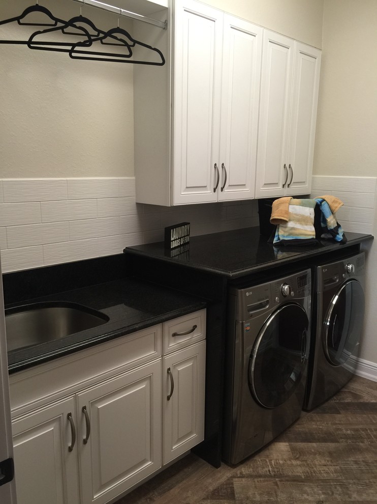 Carney Properties Surfside Model Transitional Laundry Room Miami by Genies