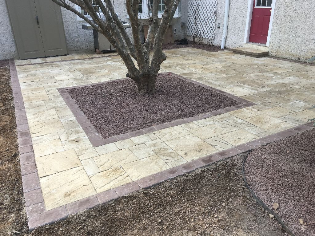 Paver patio