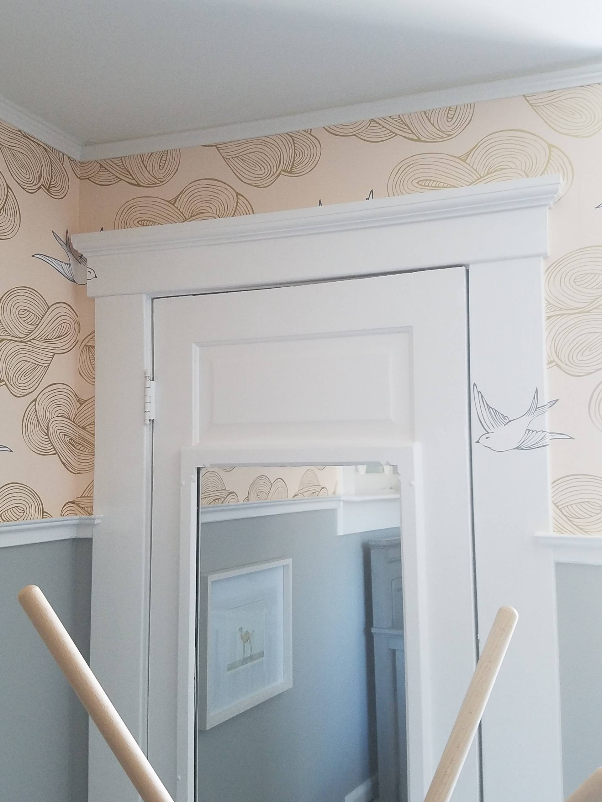 Wallpaper Install:A Nursery Takes Flight