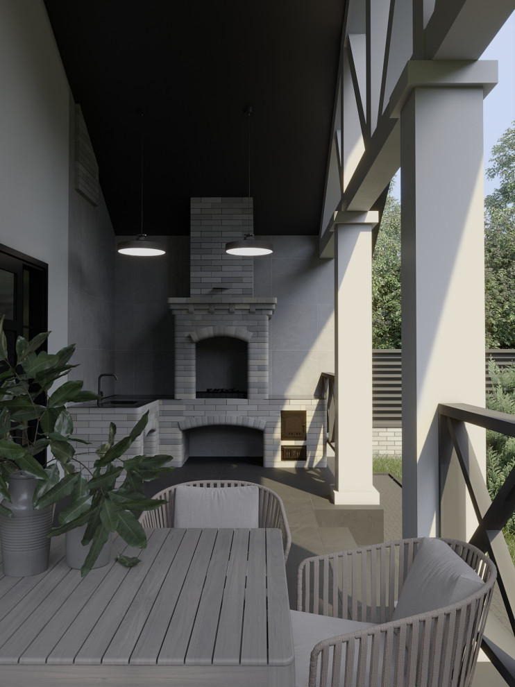 Архитектурный проект загородного дома и бани