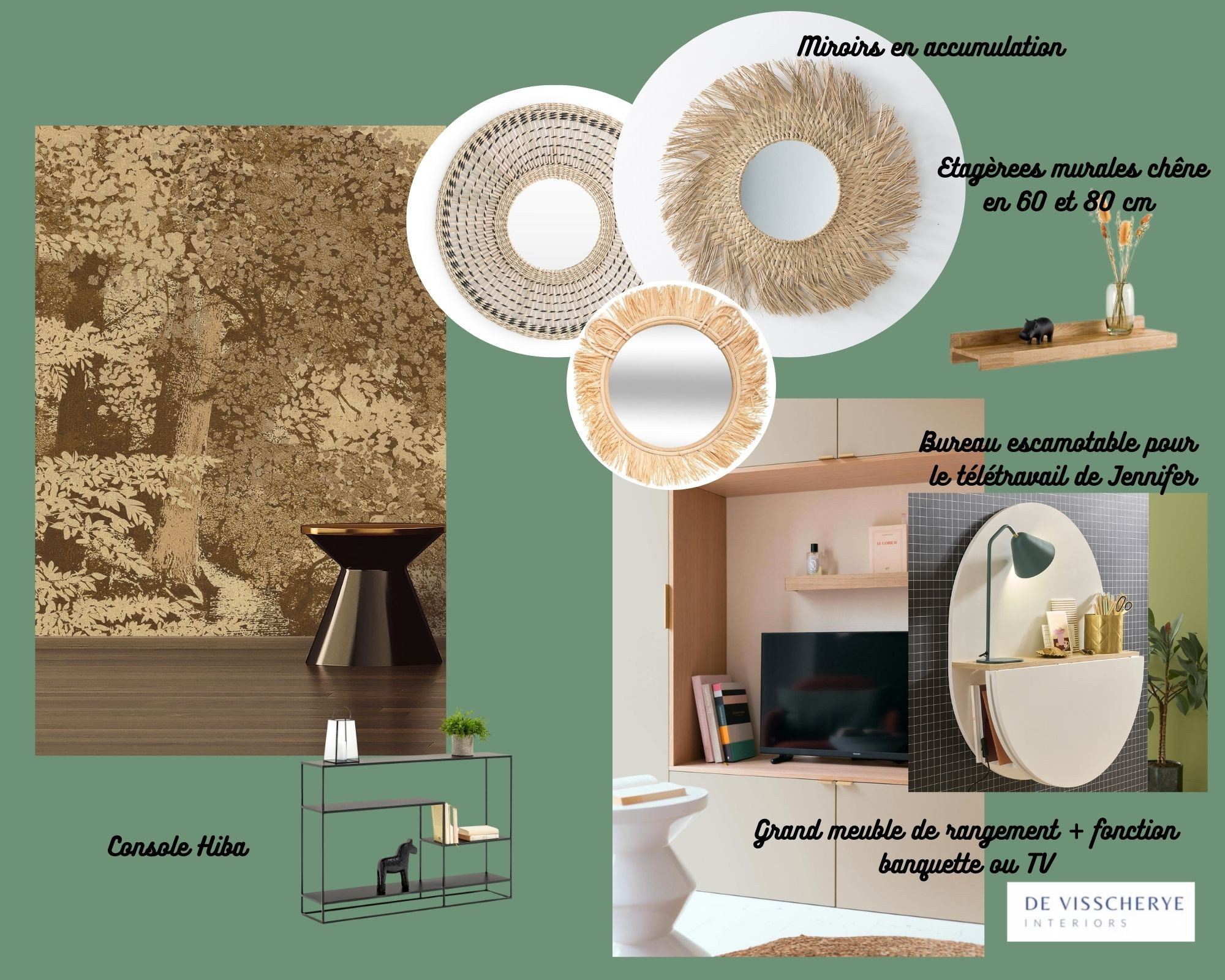 Aménagement et décoration d'un appartement sur plan