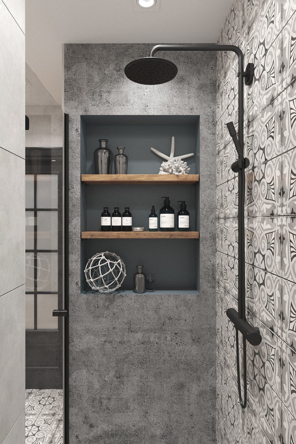 Воображение с этническими мотивами. Проект квартиры 55 м2 в Москве.