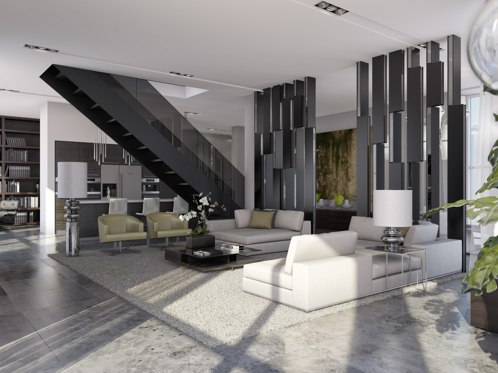 Апартаменты в Нью-Йорке, гостиная