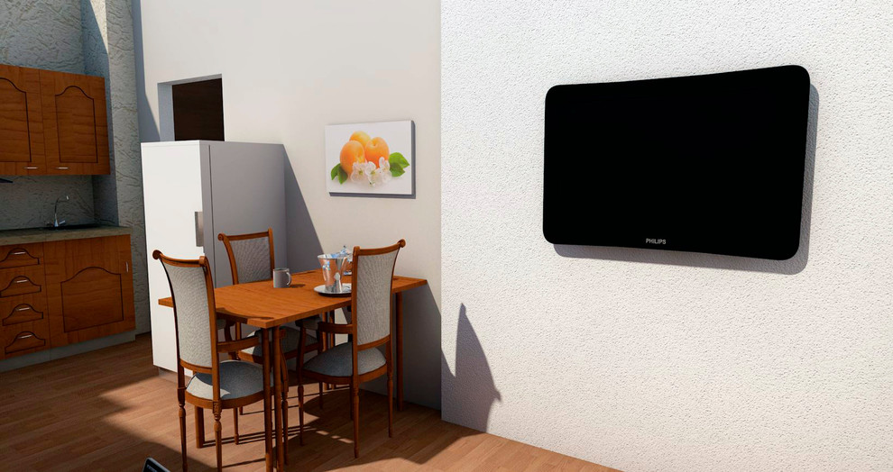 Дизайн кухни 17 кв.м. в двух вариантах: современный и классика.