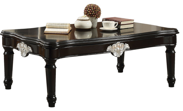 Ernestine Coffee Table, Black - Victorian - Coffee Tables - by Acme ...