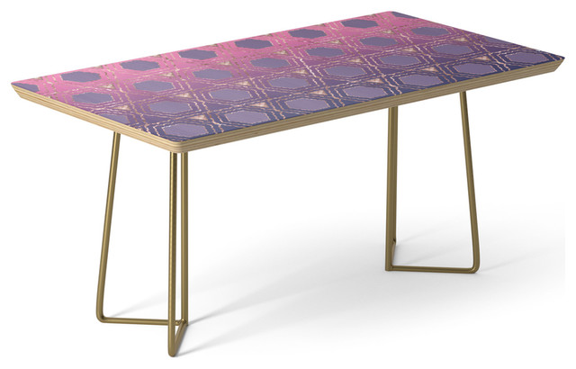 Society6 Coffee Table Y Pink Purple Hexagon Rose Gold Geometric Society6 Coffee Table Y Pink Purple Hexagon Rose Gold Geometric