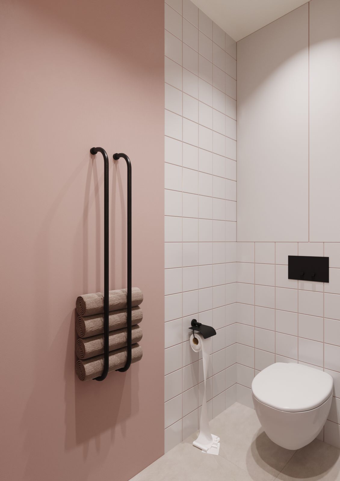 Двухкомнатная квартира 45 кв. м. в современном стиле