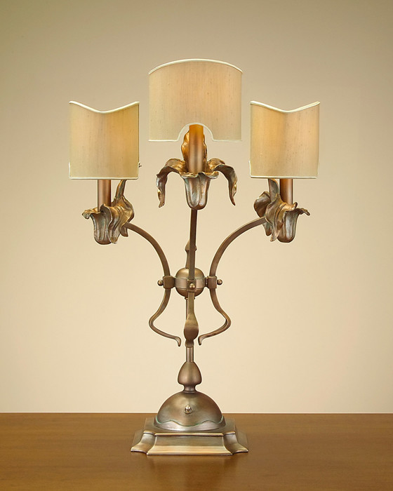 John Richard 25.5" Orchid Three Light Table Lamp
