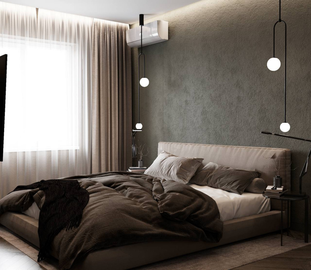 ДИЗАЙН ПРОЕКТ С ОЛИВКОВЫМИ ОТТЕНКАМИ