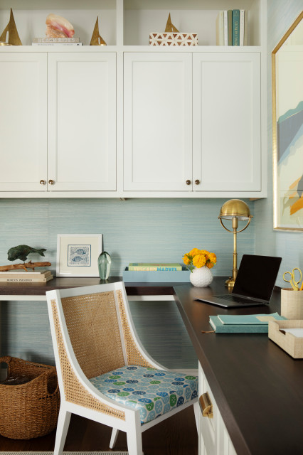 Washington Ave Osterville beach-style-home-office
