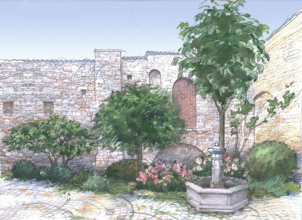 Итальянский сад в КП Европа 2013 г