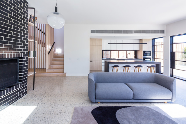 Brighton House contemporaneo-salon