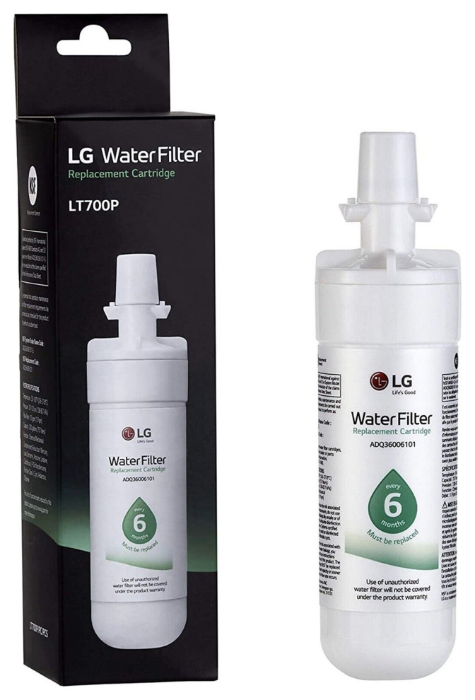 1 LG LT700P/PC/PCS Replacement Refrigerator Water Filter Cartridge ADQ360061 Contemporary