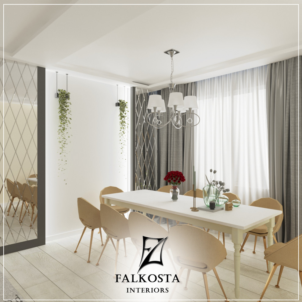 Дизайн интерьера в Нур-Султане. Стильная квартира от Falkosta