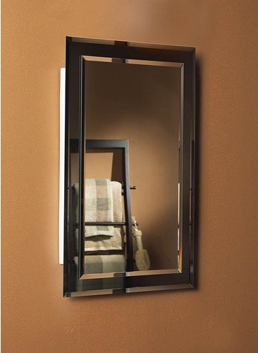 Mirror On Mirror Frameless Medicine Cabinet