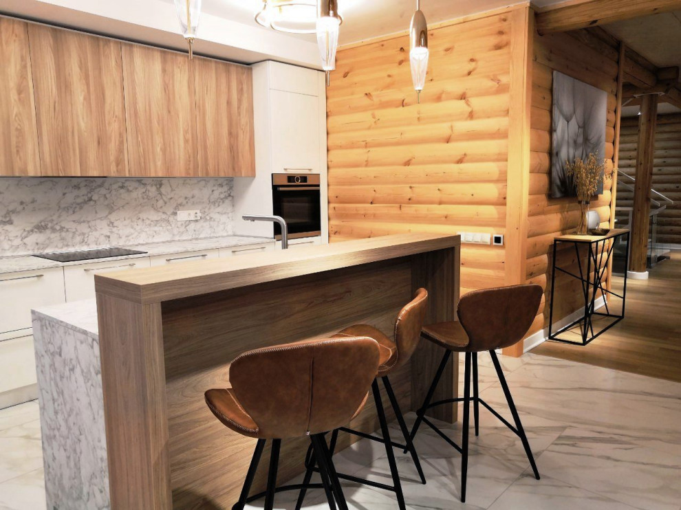 Деревянный дом в современном стиле