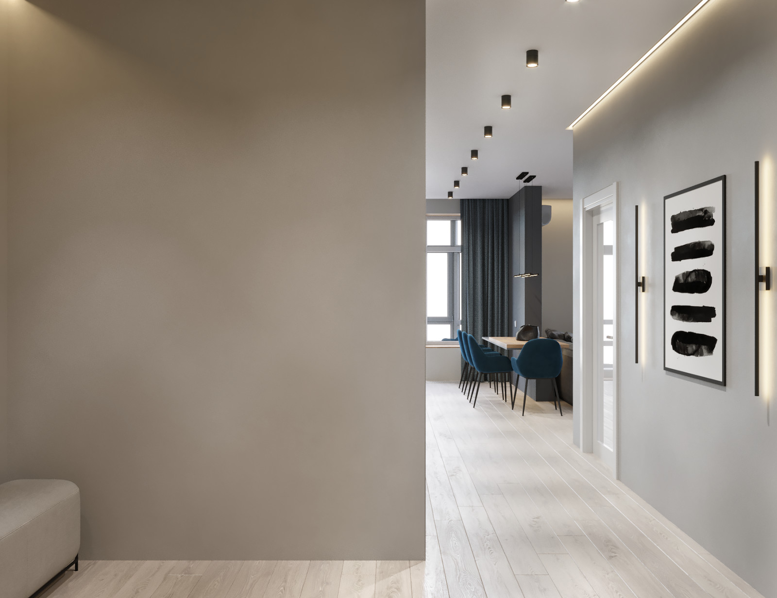 Проект кватиры в Москве 71 м2