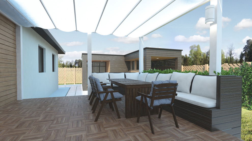 Придомовая территория в Подмосковье